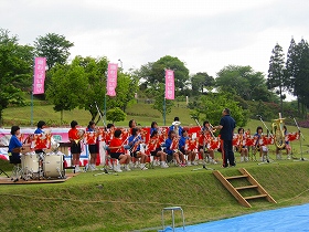 湯前中学校吹奏楽部演奏